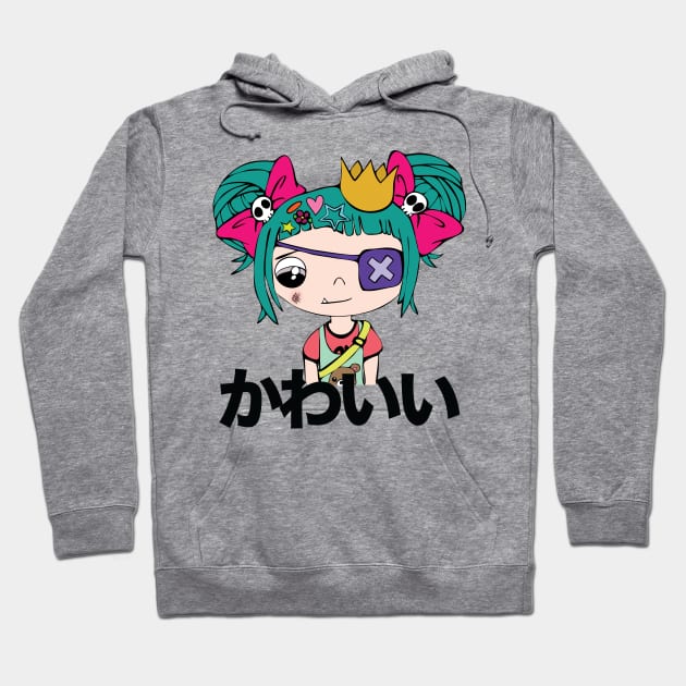 Kawaii Princess Hoodie by designofpi